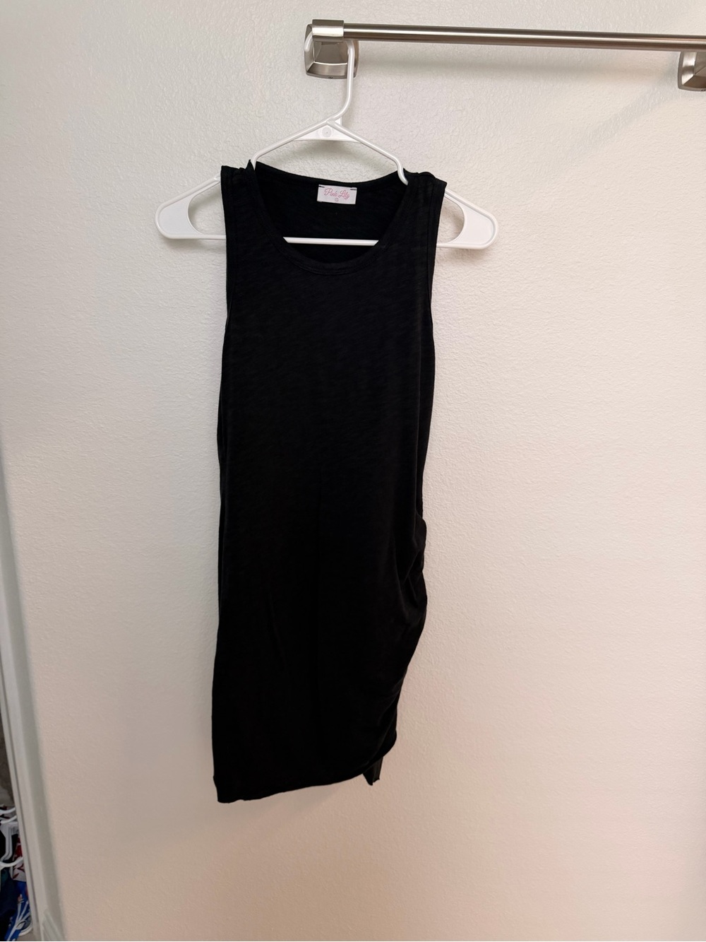 Pink Lily Black Sleeveless Mini Dress